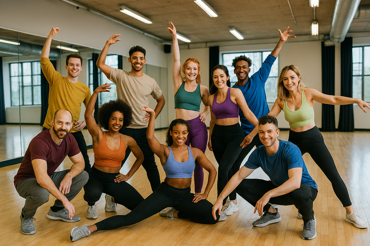 Foto van ons dans-team